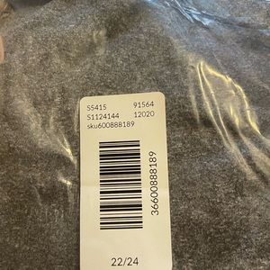 NWT.  In packaging.  Lane Bryant joggers - heather grey.  Size 22/24